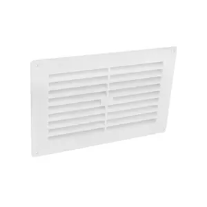 Securit Plastic Louvre Vent White (One Size)