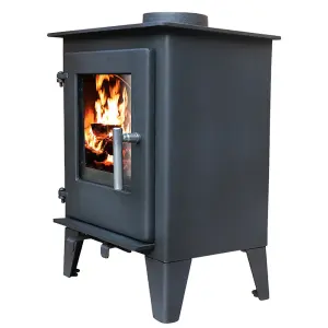 SunDaze 5KW Multifuel Stove Log Burner Heating Fireplace Defra Approved Eco Design