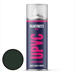 PaintNuts UPVC Door & Window Matt Paint - Fir Green - 400ml Spray Can (RAL6009)