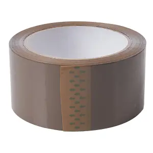 Brown Packaging Tapes L 60m x W 50mm,Pack of 6