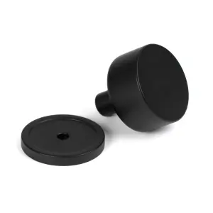 From The Anvil Matt Black Kelso Cabinet Knob - 32mm (Plain)