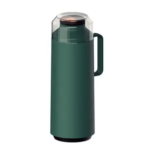 Tramontina 1L Thermal Flask with Cup Lid and Interior Glass Container Green