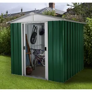 Apex 6 ft. W x 6 ft. D Metal Garden Shed