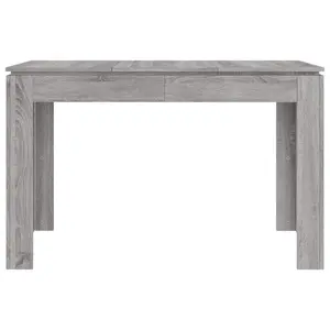 Seeger Dining Table 120x60x76 cm Engineered Wood Grey