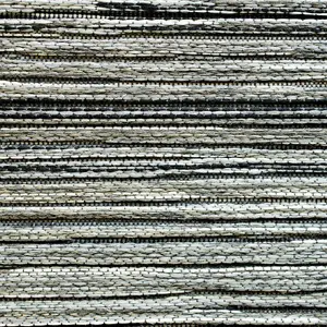 Grey Striped Outdoor Rug, Striped Stain-Resistant Rug For Patio, Deck, Garden, 5mm Modern Outdoor Rug-60 X 200cm (Runner)