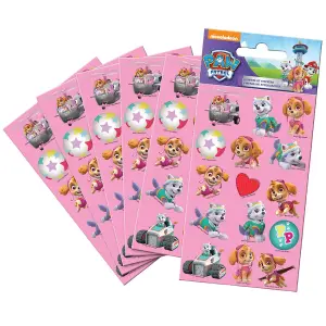 Paw Patrol Characters Sticker Sheet (Pack of 6) Multicoloured (One Size)