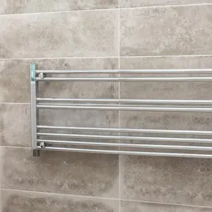 Triton Chrome Heated Towel Rail - 500x1180mm