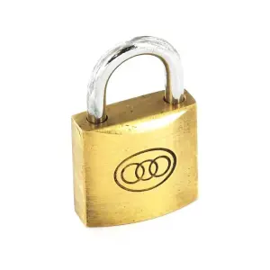 Securit Tricircle Br Padlock Gold/Silver (38mm)