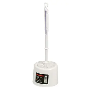 SupaHome Toilet Brush And Holder White (One Size)