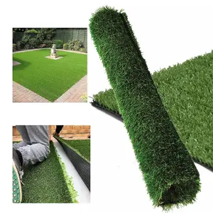 3 Rolls Of Realistic Natural Looking Artificial Grass Astro Turf Medium Length Pile For Roofs Gardens Patios & Lawns