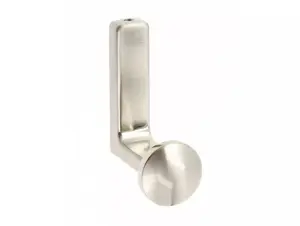 Coat Hat Hooks Twin Robe Door Dress Bathroom Towel Bag Wall Hanger Brushed steel Arco