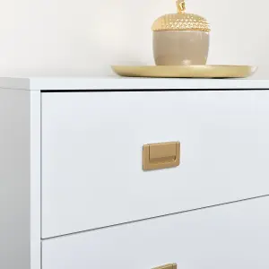 Melody Maison Large 3 Drawer Chest of Drawers - Elle White Range