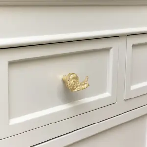 Melody Maison Gold Snail Drawer Knob