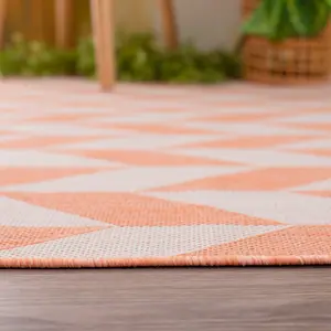 Ecology Collection Outdoor Rugs in Orange  600Or