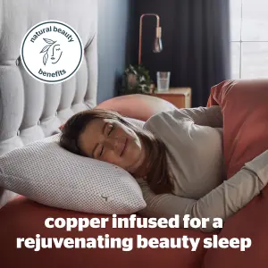 Silentnight Wellbeing Copper Pillow