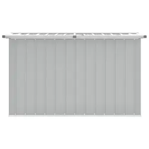 vidaXL Garden Storage Box Grey 149x99x93 cm