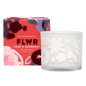 The Aromatherapy Co FLWR Candle Rose and Dewberry