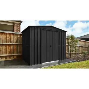 8 x 3 Premier Apex Metal Garden Shed - Anthracite Grey (8ft x 3ft / 8' x 3' / 2.5m x 1.0m)