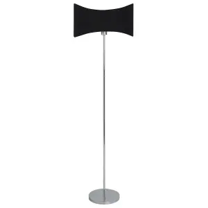 Metal Floor Lamp Silver CALVILLO