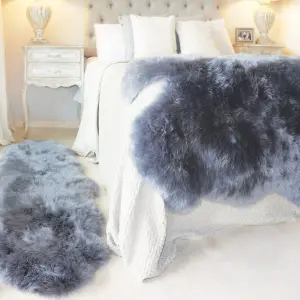 Origins Genuine Sheepskin Grey Double