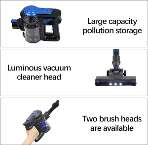 Alivio 6-in-1 Cordless Vacuum Cleaner, Brushless Motor 40 Mins Run Time, Ideal for Home Multi Surface, Hard Floors, Pet Hair & Car