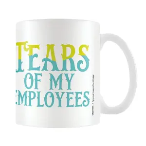 Pyramid International Tears Of My Employees Mug White/Blue/Green (One Size)