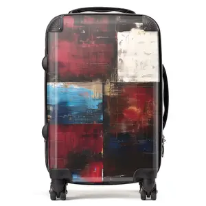 Rustic Harmony In Bold Colours Suitcase - Cabin