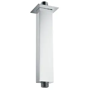 Venus Chrome Square Ceiling Mounted Shower Arm