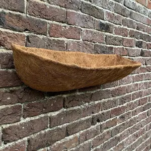 Pack of 2 Coco Wall Trough Planter Liners (75cm)