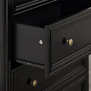 Ryker 1 Drawer Nightstand Black