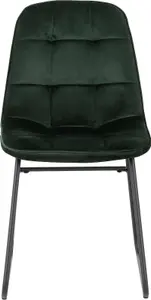 Athens Round Dining Set Green Velvet Chairs Concrete Effect Black