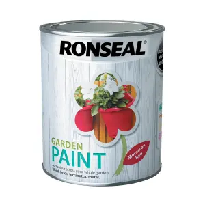 Ronseal Outdoor Garden Paint 750ml Moroccan Red