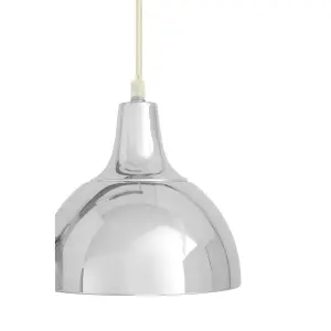 Interiors by Premier Jasper Chrome Horizontal Pendant Light