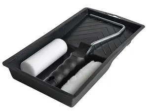 Faithfull FAIRKITMINI Mini Paint Roller Frame, Tray and 2 Refills