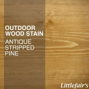 Littlefair's - Outdoor Wood Stain - Antique Stripped Pine - 1 LTR