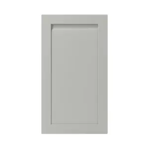 GoodHome Garcinia Integrated handle Matt stone Shaker Tall wall Cabinet door (W)500mm (H)895mm (T)20mm