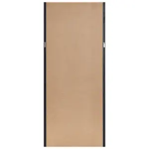 Beliani Rustic Wall Mirror SAULLCET Black