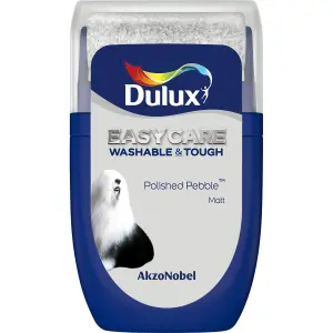 Dulux Easycare Washable & Tough Polished pebble Matt Wall & ceiling Emulsion paint, 30ml Tester pot