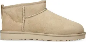 UGG Suede Classic Ultra Mini Boots - Beige - 11 US