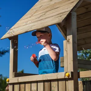 Shire Adventure Peaks Fortress  1 Climbing Tower with Slide and Climbing Wall