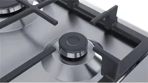 Bosch Series 4 PGP6B5B90 Gas Hob, Stainless Steel