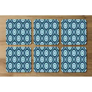 Square 6 Piece Coaster Set (Set of 6)