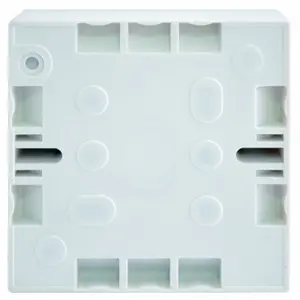 BG Plastic 30mm Single Pattress box