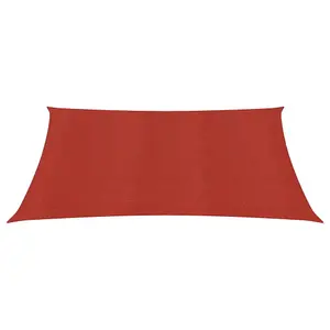 Berkfield Sunshade Sail 160 g/m2 Red 2x2.5 m HDPE