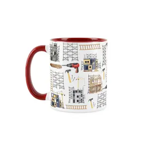 Scaffolder Mug Fun Trades Gift - White Coffee/Tea Present