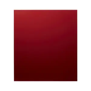 GoodHome Nashi Red Glass Splashback, (H)800mm (W)600mm (T)5mm