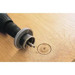 Draper Carbon Steel Holesaw Kit for Wood and Plastics, 32 - 64mm (7 Piece) 18053