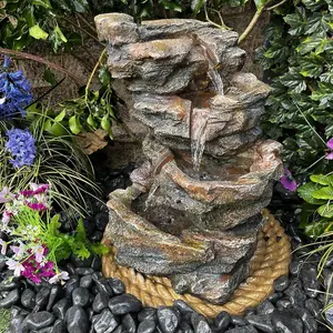 Dacite Rock Effect Solar Water Feature