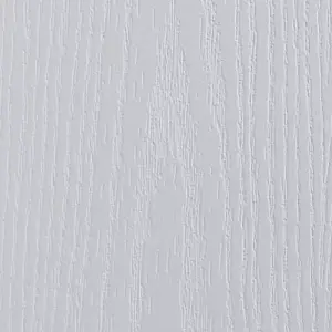 Arched 2 panel Unglazed Arched White Woodgrain effect Internal Door, (H)1981mm (W)838mm (T)35mm