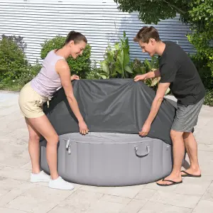 Lay-Z-Spa Grey Circular Hot tub Spa cover (Dia) 170cm